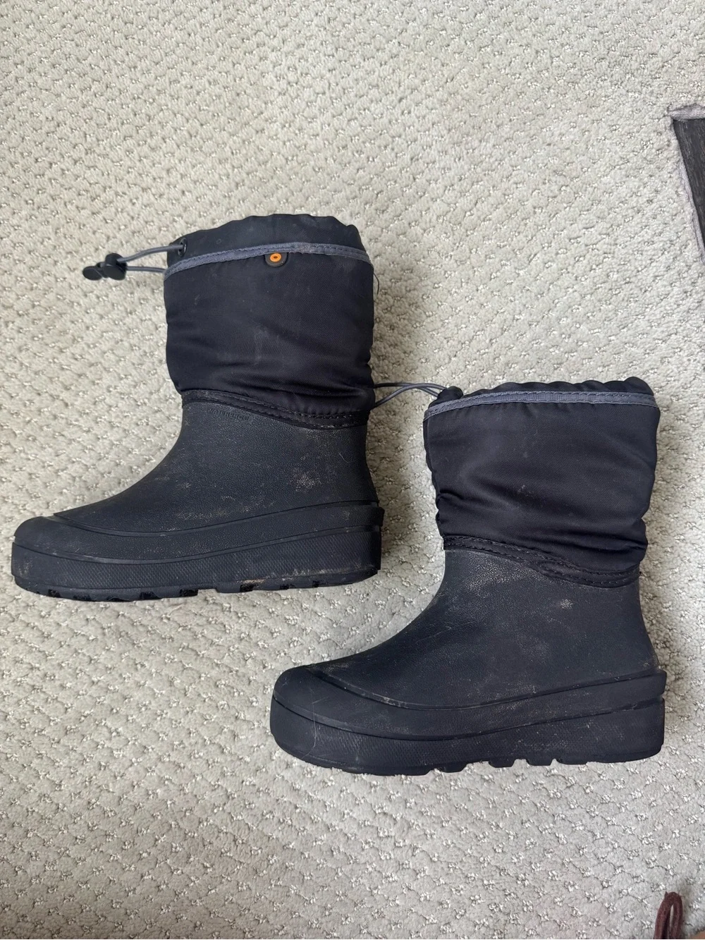 BOGS Kids Snow Shell Waterproof Winter Boots Black Size 13
